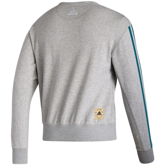 NWT San Jose Sharks adidas Team Classics Vintage Pullover Sweatshirt - Picture 2 of 10